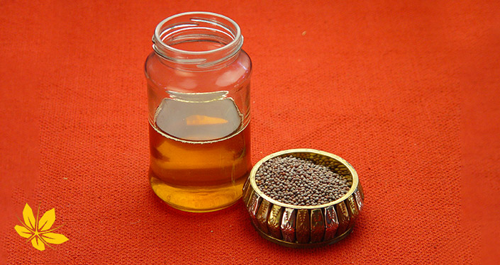 روغن خردل برای درمان درد آرنج | Mustard oil to treat elbow pain