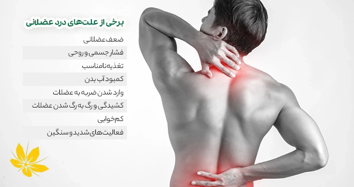 علت‌های درد عضلانی - Muscle pain causes
