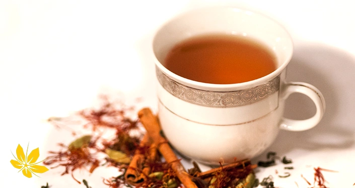 دمنوش زعفران و دارچین برای افزایش میل جنسی - Saffron and cinnamon tea to increase sexual power