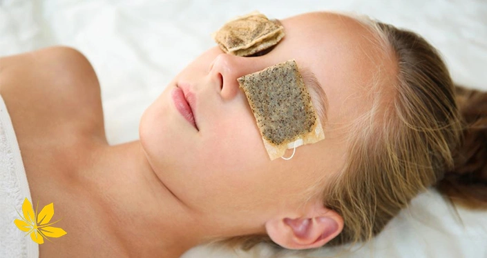 درمان خشکی چشم با چای - Eye dryness treatment with tea