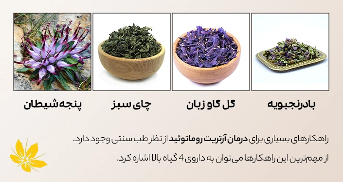 داروهای گیاهی برای درمان آرتریت روماتوئید - Planets for rheumatoid arthritis treatment