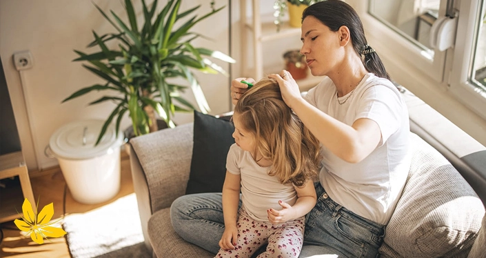 Lice in kids hair - شپش در موهای کودکان