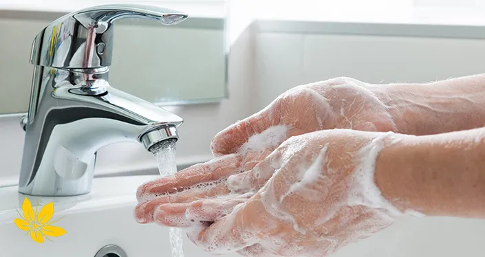 Washing hands - شستشوی دست ها